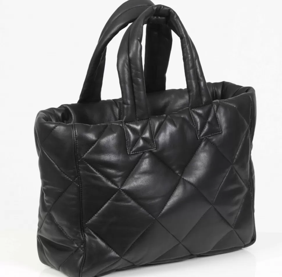 Women OAKWOOD Accessories*Except Black - Small Padded Genuine Leather Shopping Bag