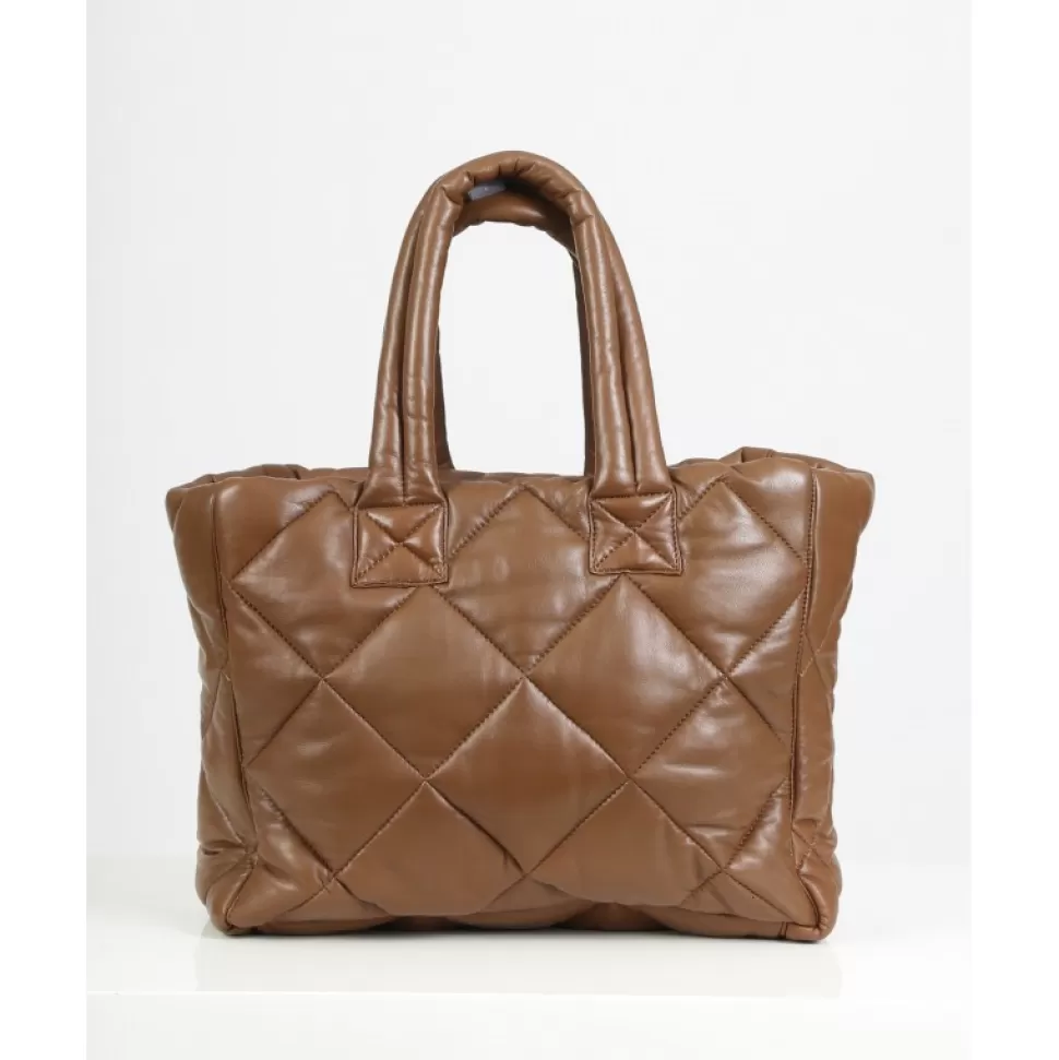 Women OAKWOOD Accessories*Except Wild - Small Padded Genuine Leather Shopping Bag