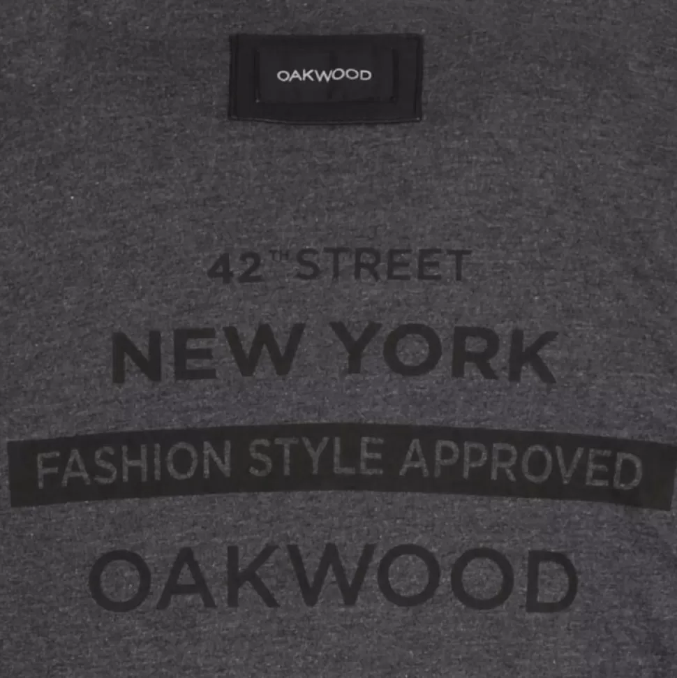 Men OAKWOOD Jackets*Gilles 6 Black - Genuine Leather Jacket With Press Buttoned Mandarin Collar