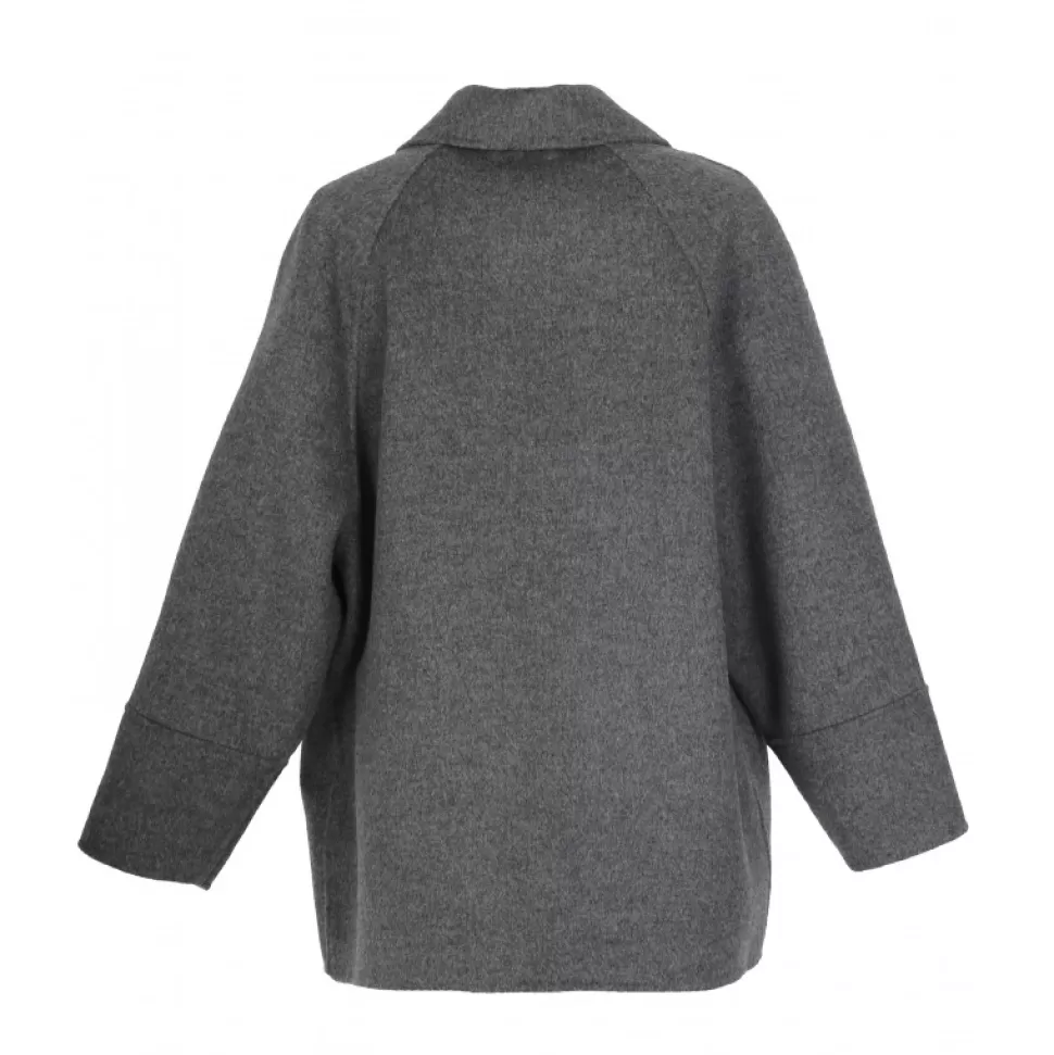 Women OAKWOOD Coats*Melisse Bicolor - Short Oversized Blended Wool Coat