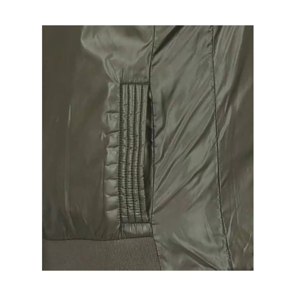 Women OAKWOOD Vests*Smiley Pale Green - Reversible Fake Fur 100% Wool / Nylon Gilet